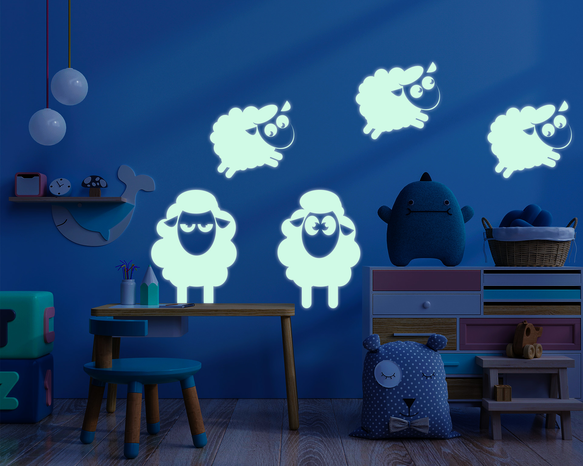 Sticker Glow in the dark pour enfant