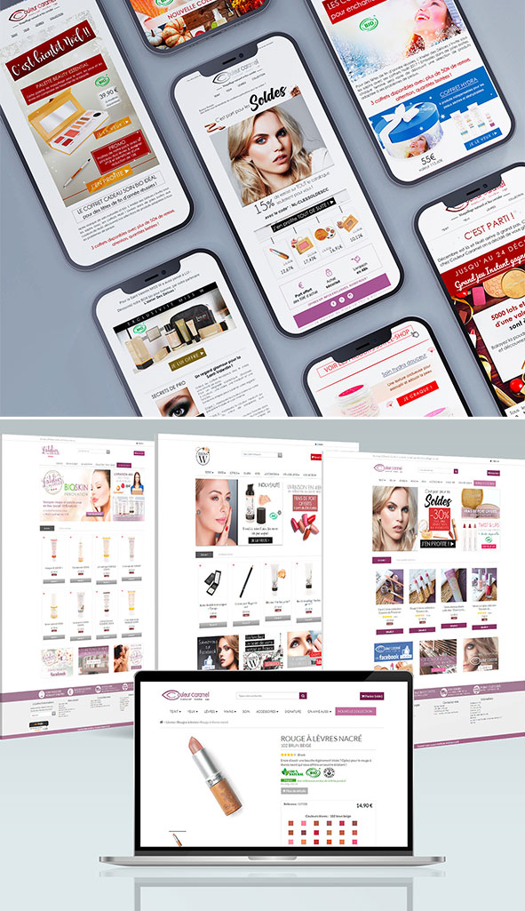 Newsletters et eshop multimarque Nature.cos