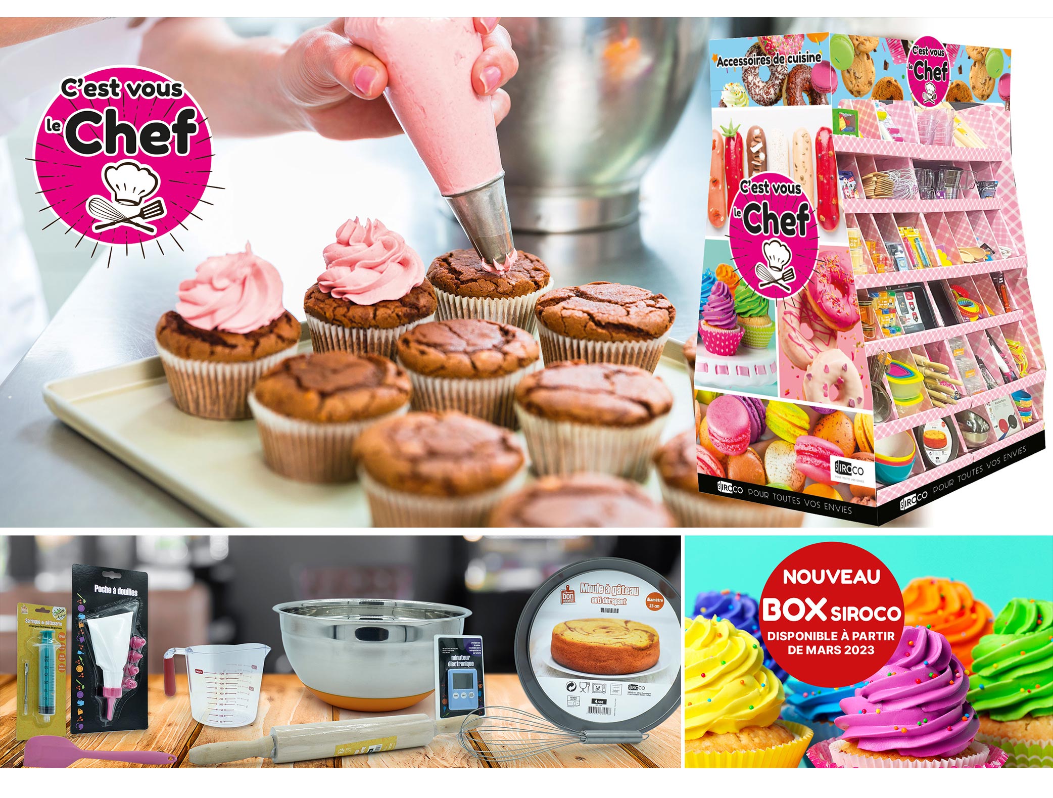 collection C'est vous le chef - box pâtisserie Siroco
