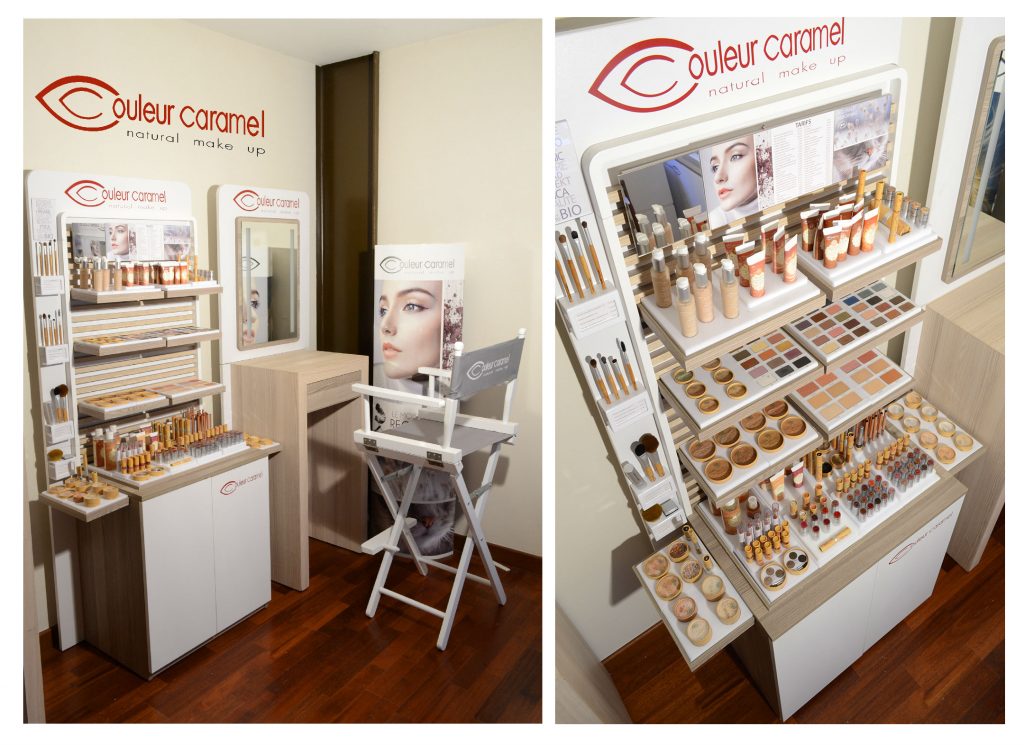 photo produit présentoir couleur caramel nature.cos