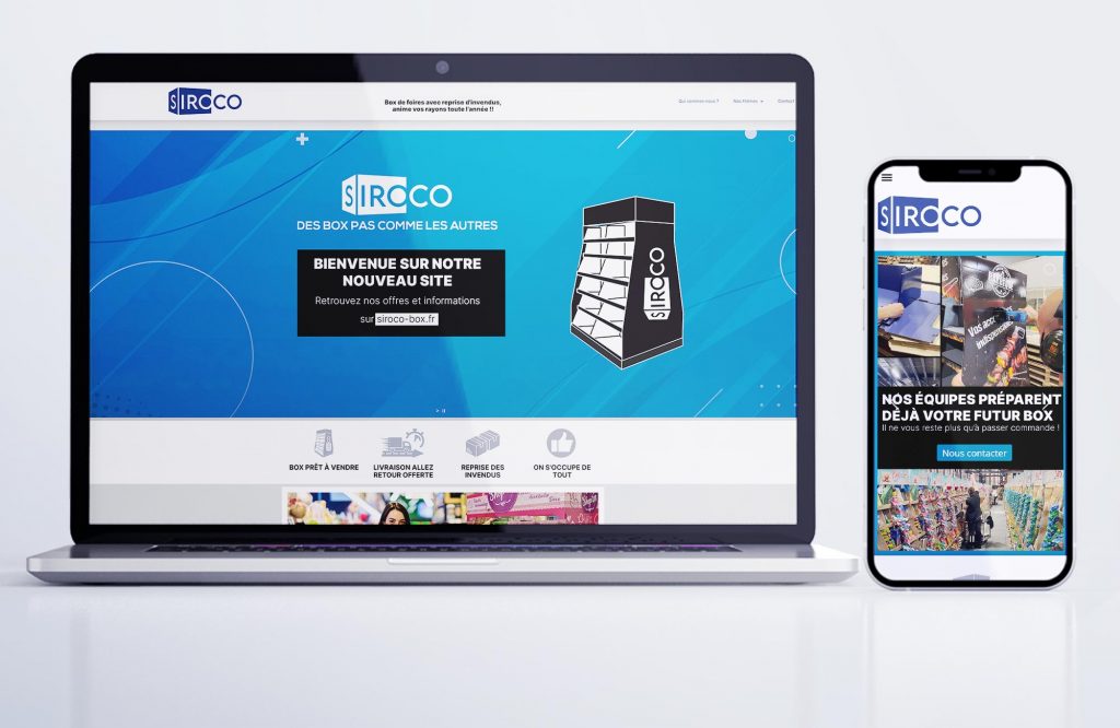 Webdesign site siroco-box.fr