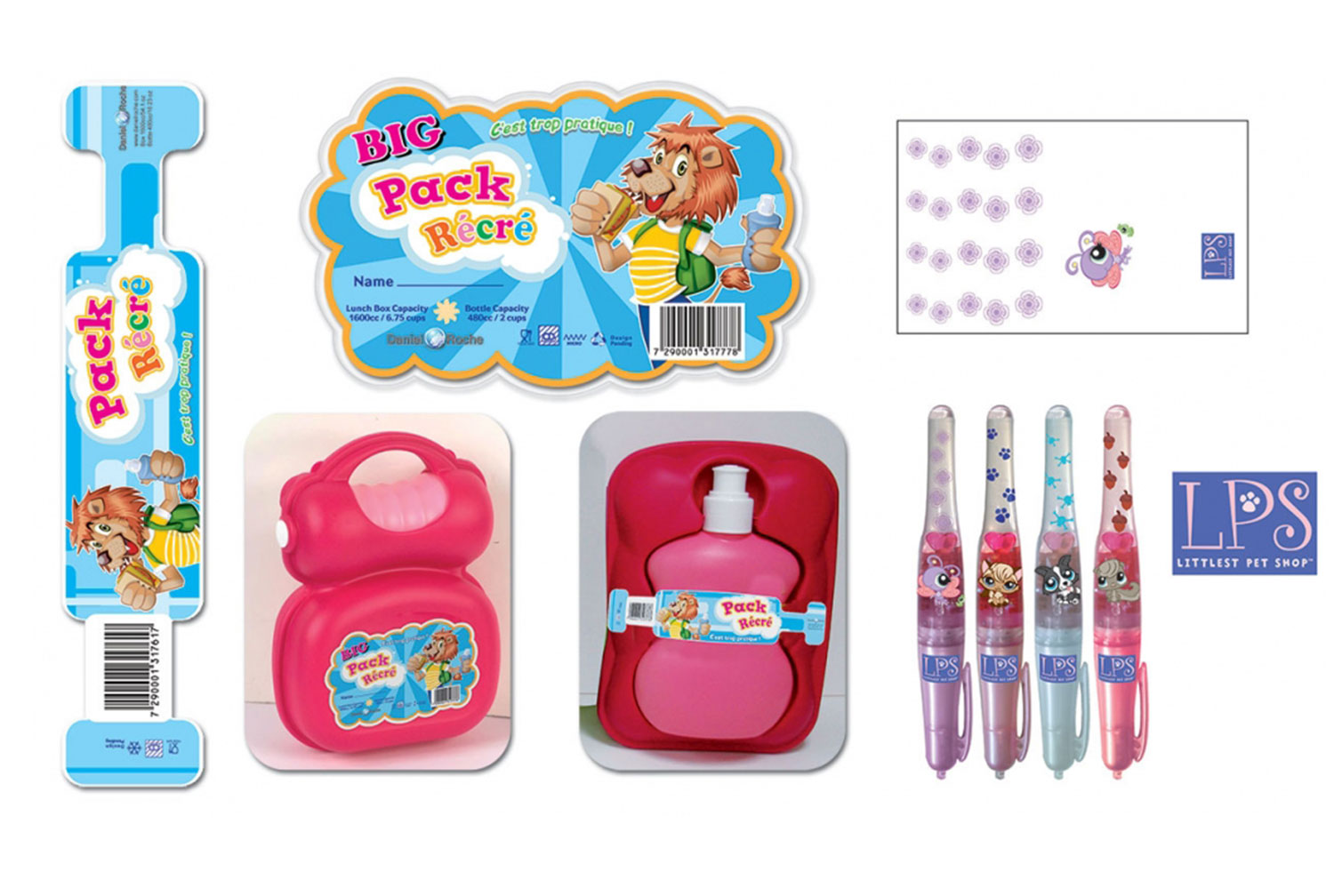 Création de packaging ou produits sous licence Daniel Roche