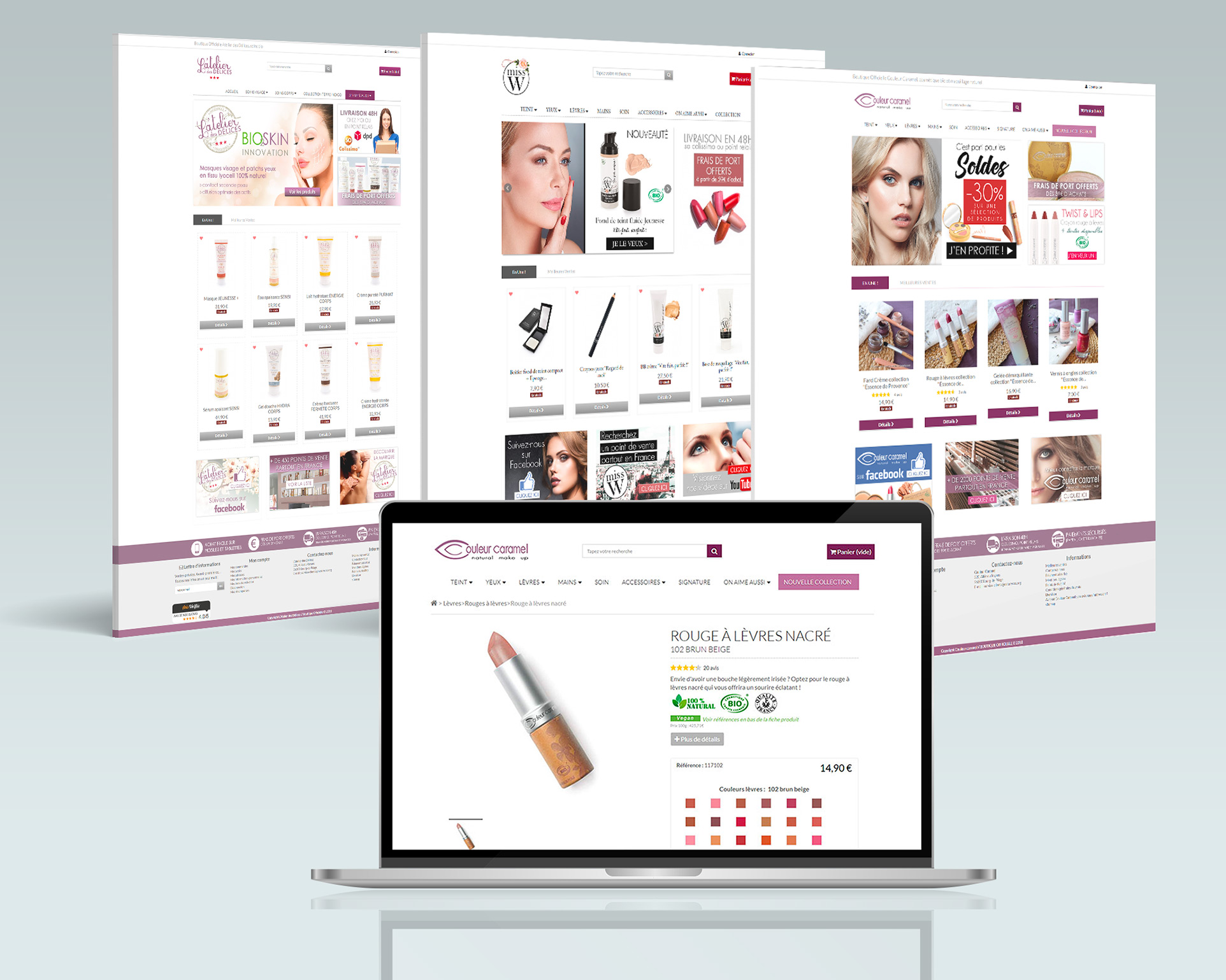 Webdesign eshop nature.cos